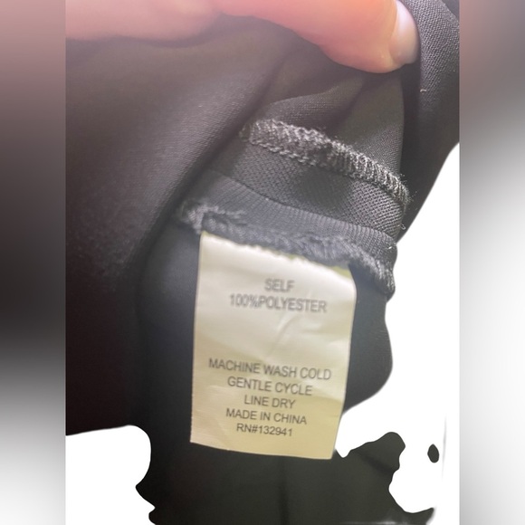 Amanda Uprichard Black Zip Front Dress NWT Size Medium - Picture 5 of 6